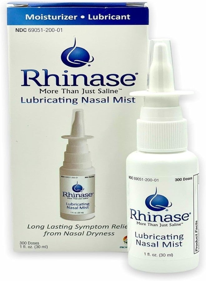 Rhinase Nasal Mist Duo Pack (2x1 oz) - Aloe & Fragrance-Free Saline Solution for Dry Nose, Allergy Relief, and Nosebleed Prevention - Image 2